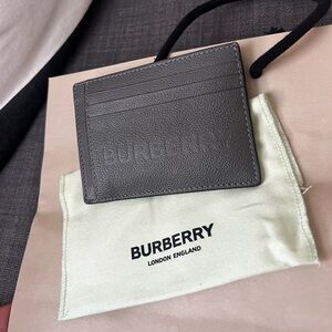Burberry Wallet, grey with money clip